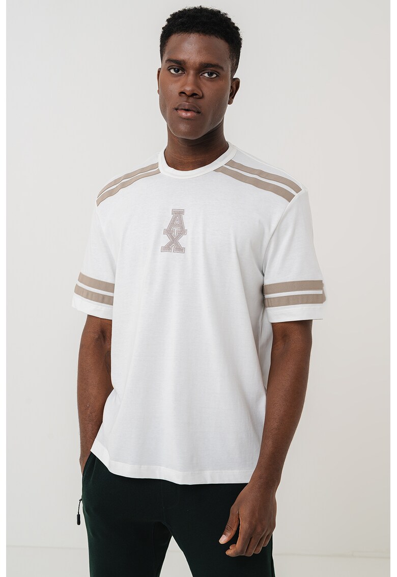 Tricou din bumbac cu dungi