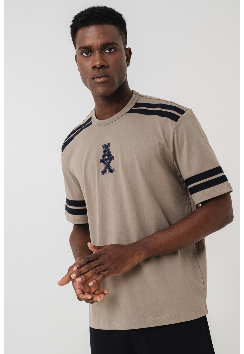 Tricou din bumbac cu dungi