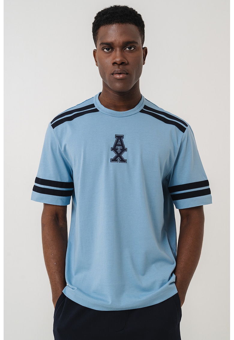 Tricou din bumbac cu dungi