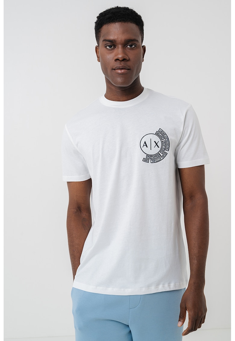 Tricou regular-fit cu imprimeu logo pe piept