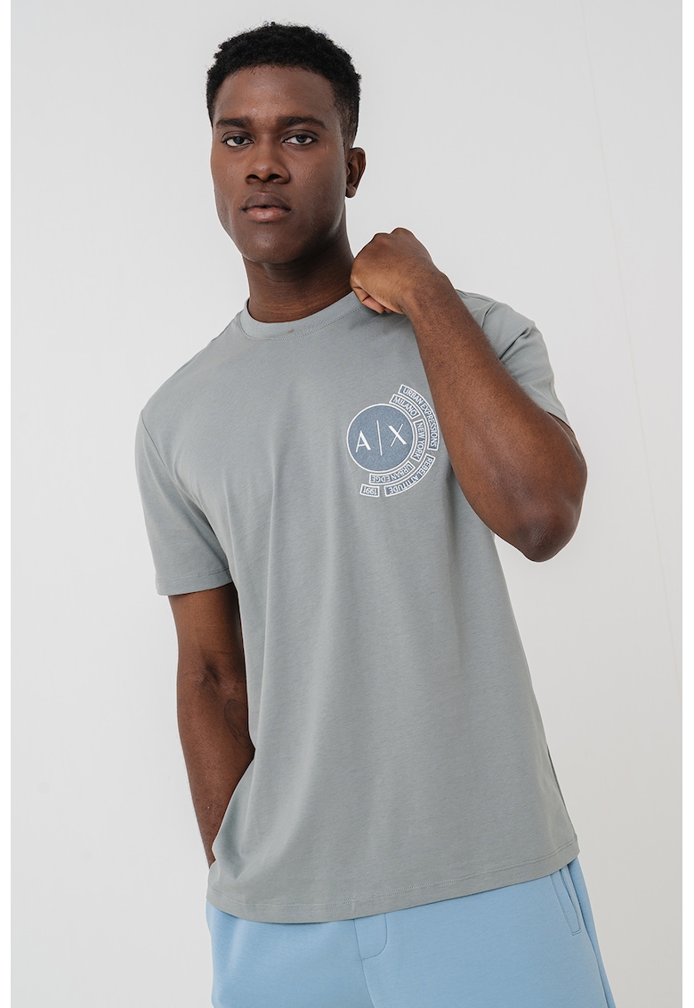 Tricou regular-fit cu imprimeu logo pe piept