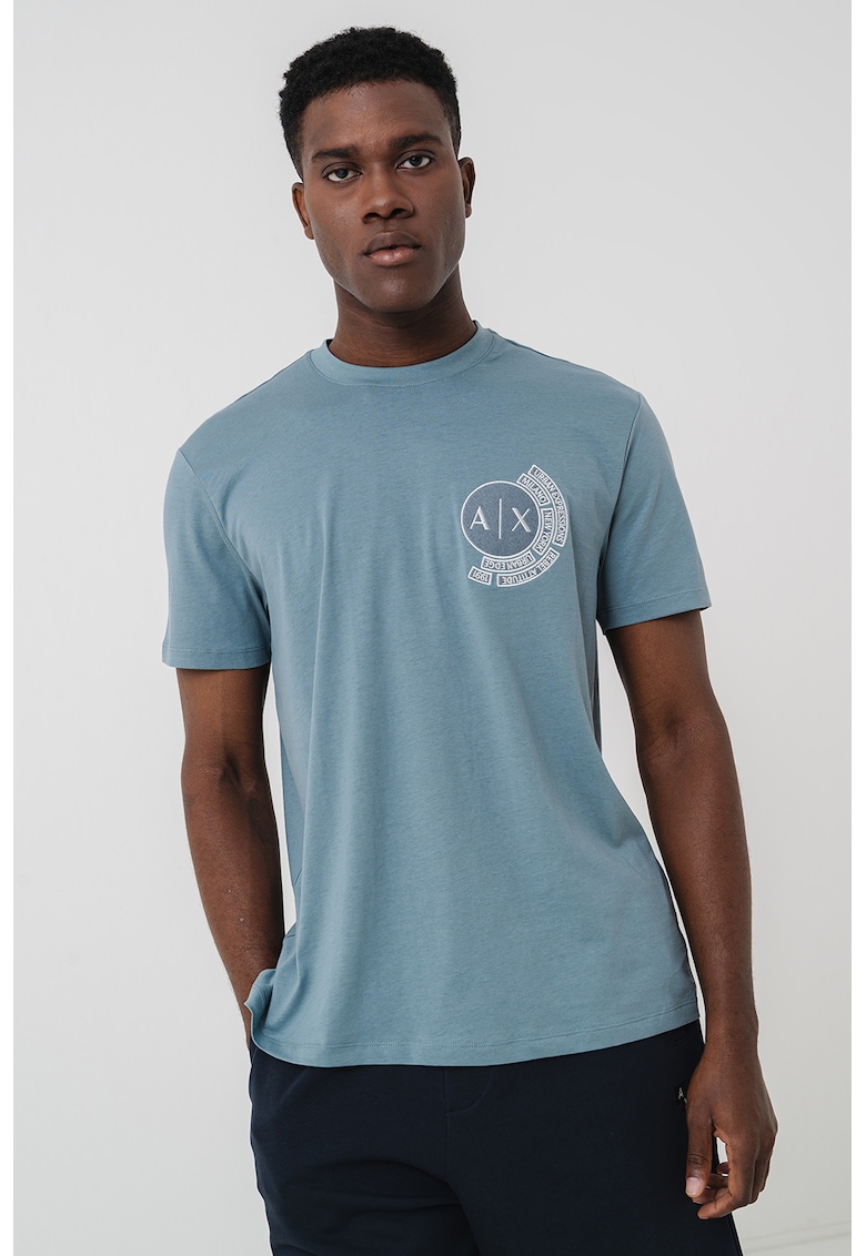 Tricou regular-fit cu imprimeu logo pe piept