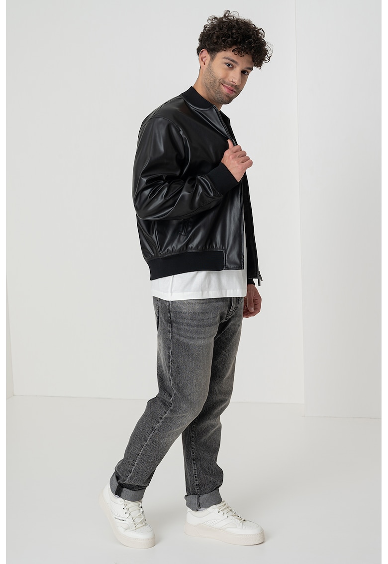 Jacheta cu fermoar si buzunare