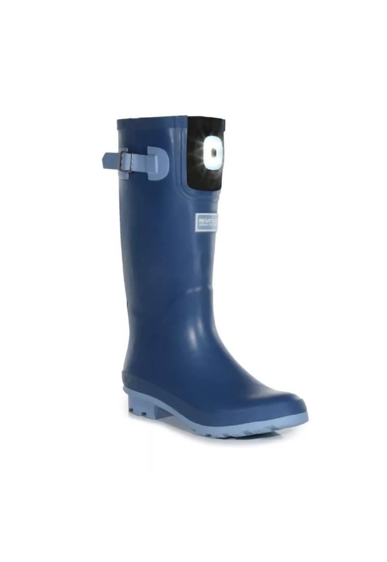 Cizme de ploaie Fairweather Shine - impermeabile - cu iluminare - albastru - material sintetic