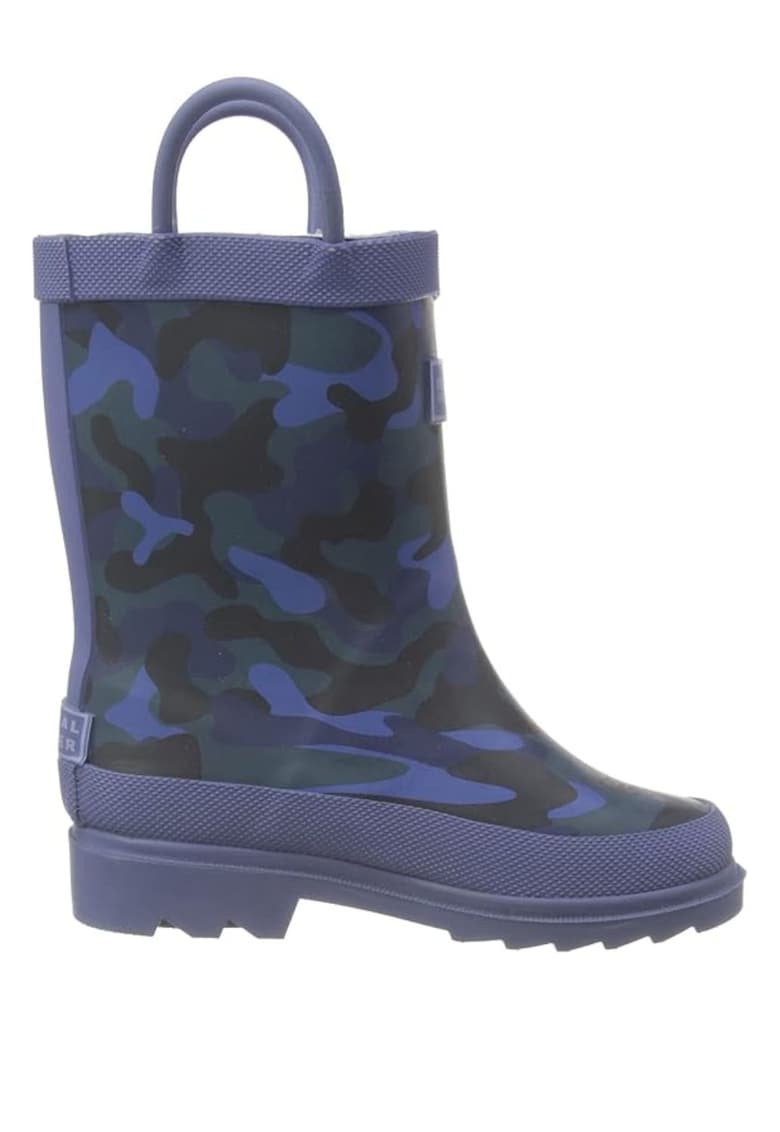Cizme copii model camuflaj - impermeabile - bleumarin - cauciuc Cizme copii model camuflaj - impermeabile - bleumarin - cauciuc