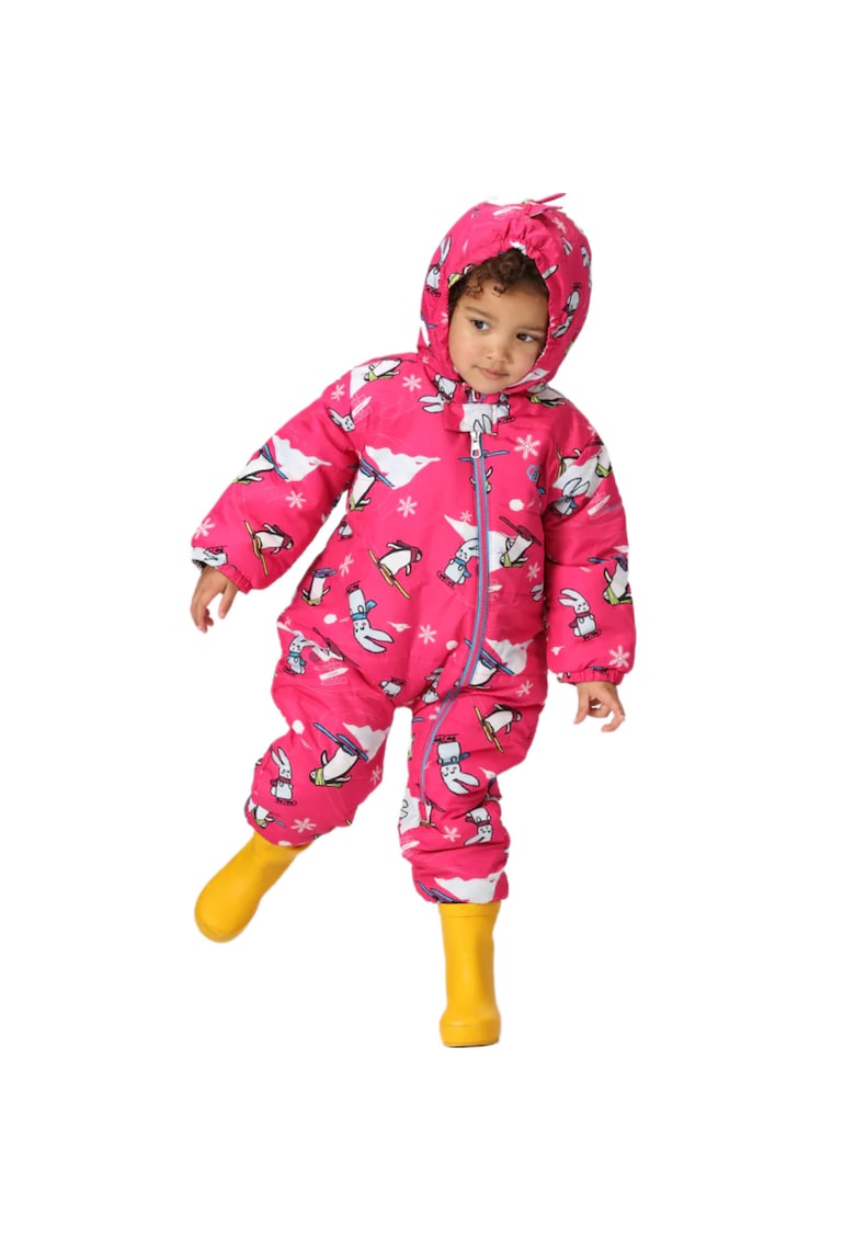 Costum de iarna copii Bambino II - poliester - roz