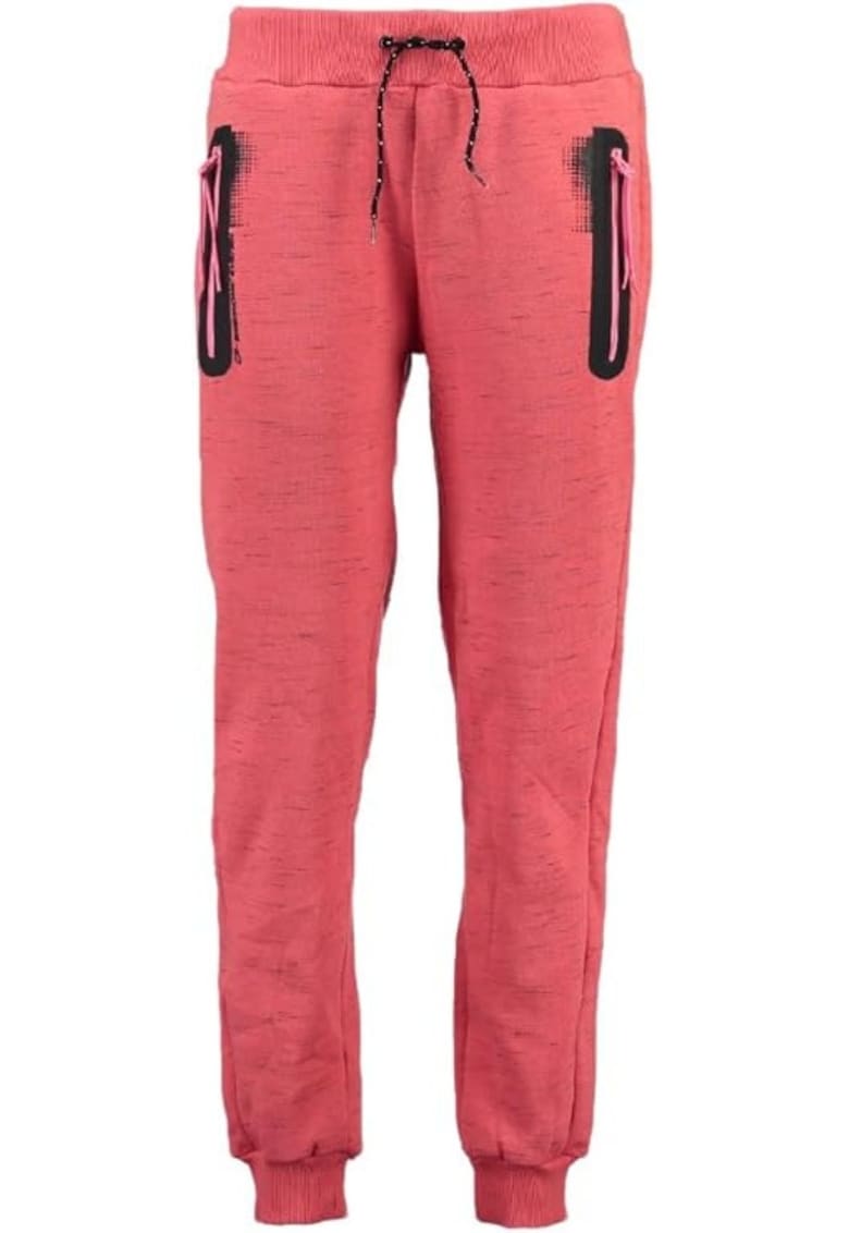 Pantaloni dama roz - bumbac/poliester - talie elastica -