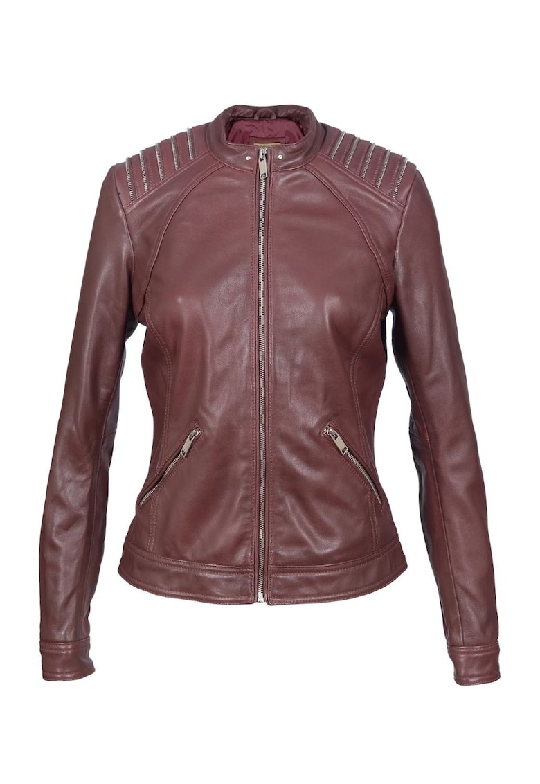 piele  visiniu - pentru