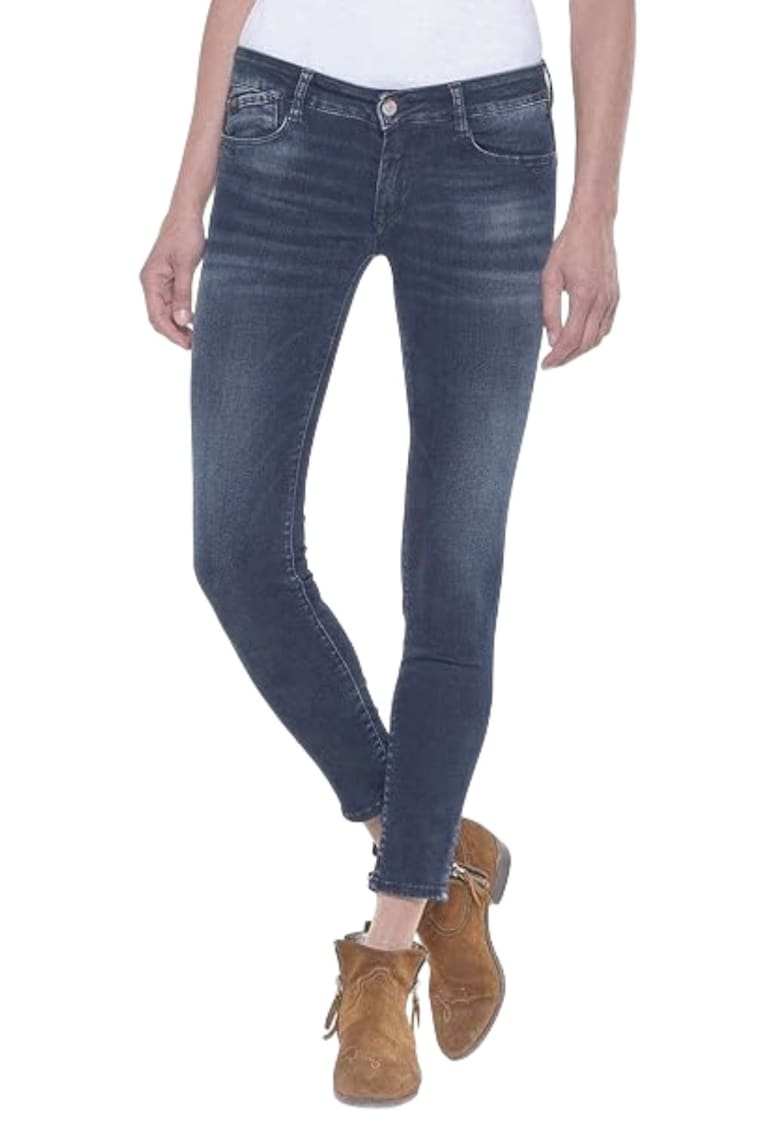 Blugi dama bleumarin - bumbac - talie medie - L Blugi dama bleumarin - bumbac - talie medie - L