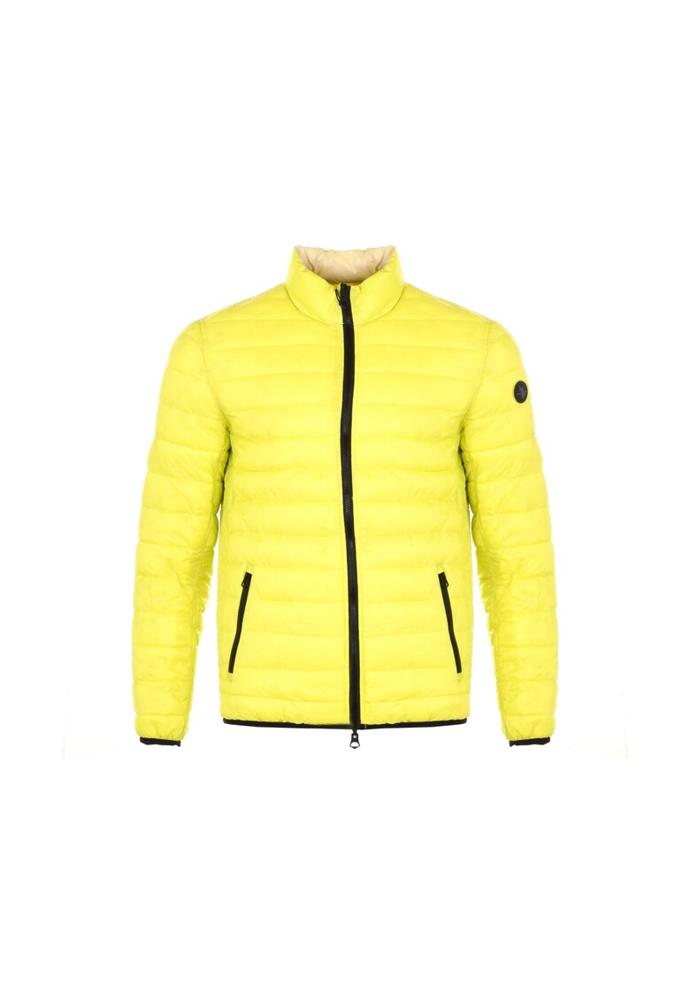 Geaca barbati - reversibil - nylon - galben/bej