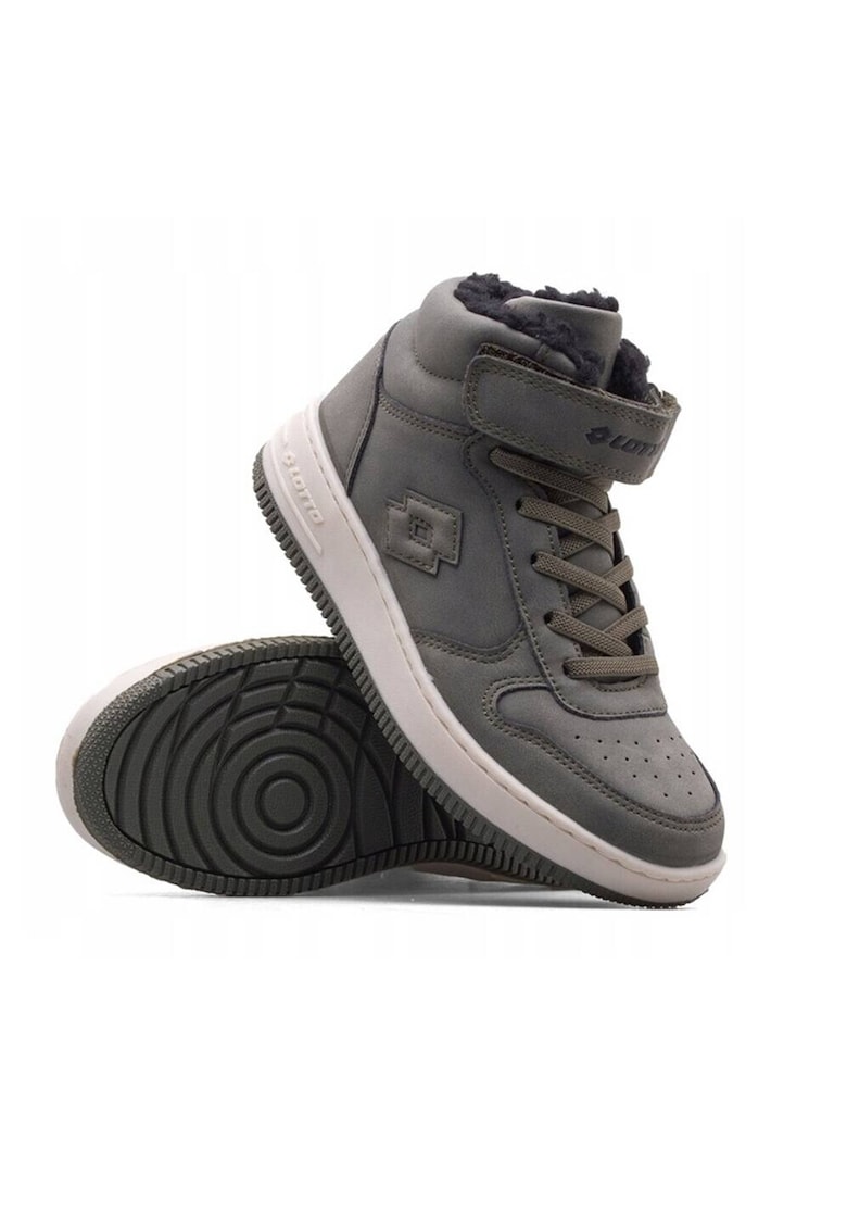 Ghete copii Paliot - izolate - gri - piele ecologica - talpa stabila