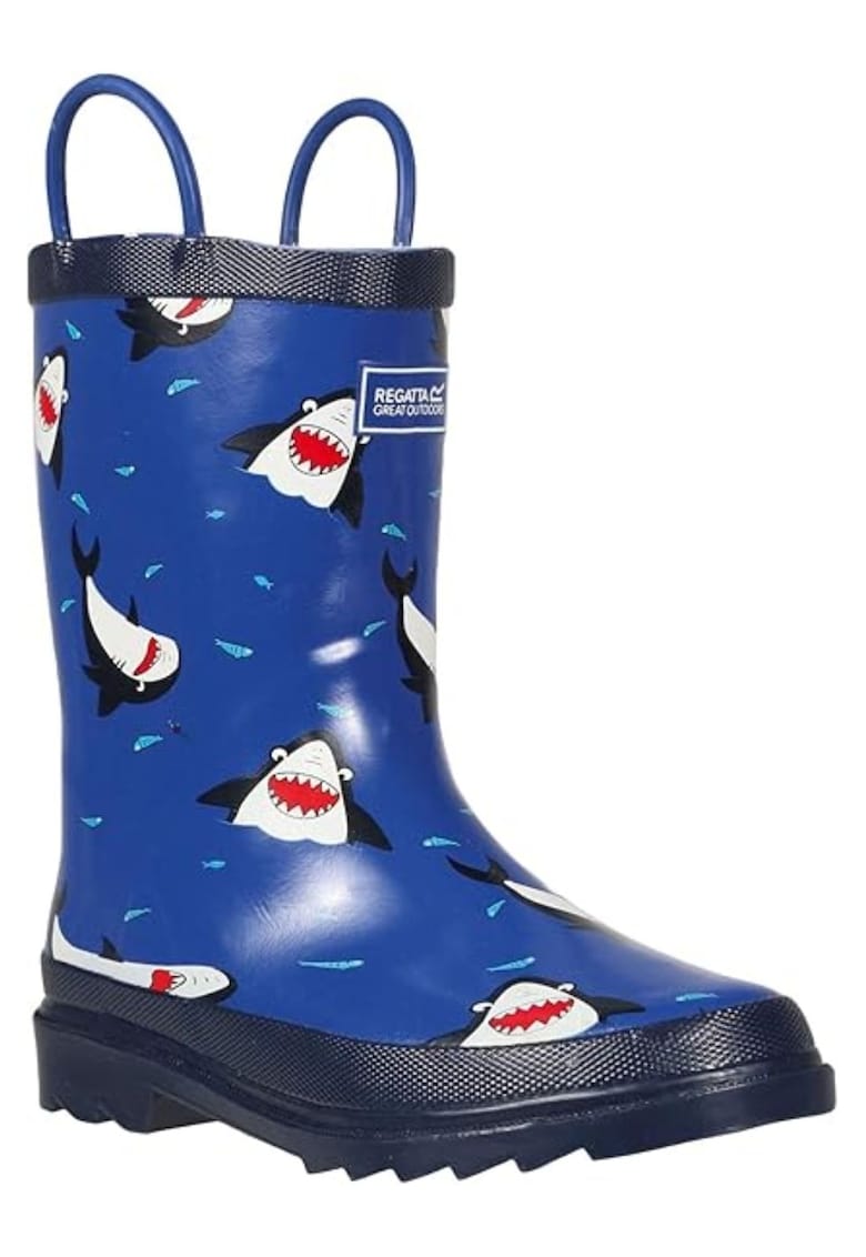 Cizme Wellington copii impermeabile - bleumarin - cauciuc - slip-on -