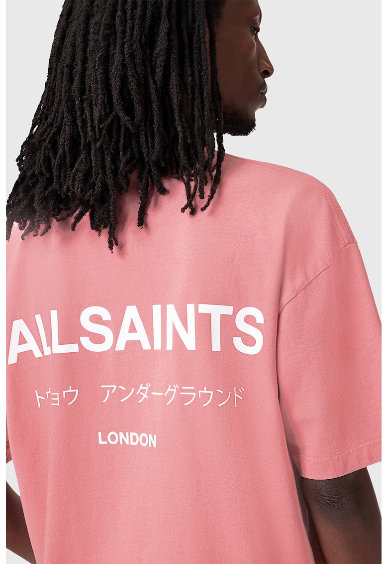 Tricou supradimensionat din bumbac cu logo Underground