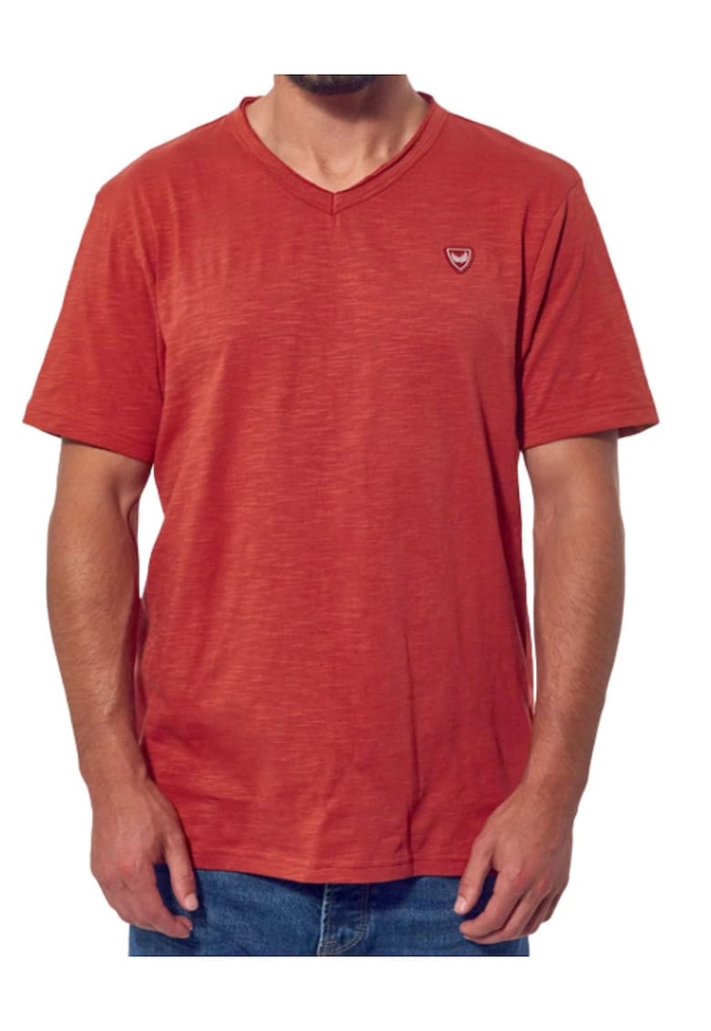 Kaporal Tricou barbati bumbac - portocaliu - croiala clasica