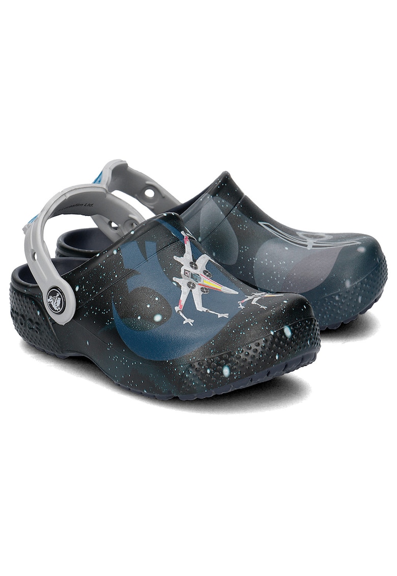 Crocs Sandale copii albastru - material sintetic - cauciuc - vara Funlab Star Wars -