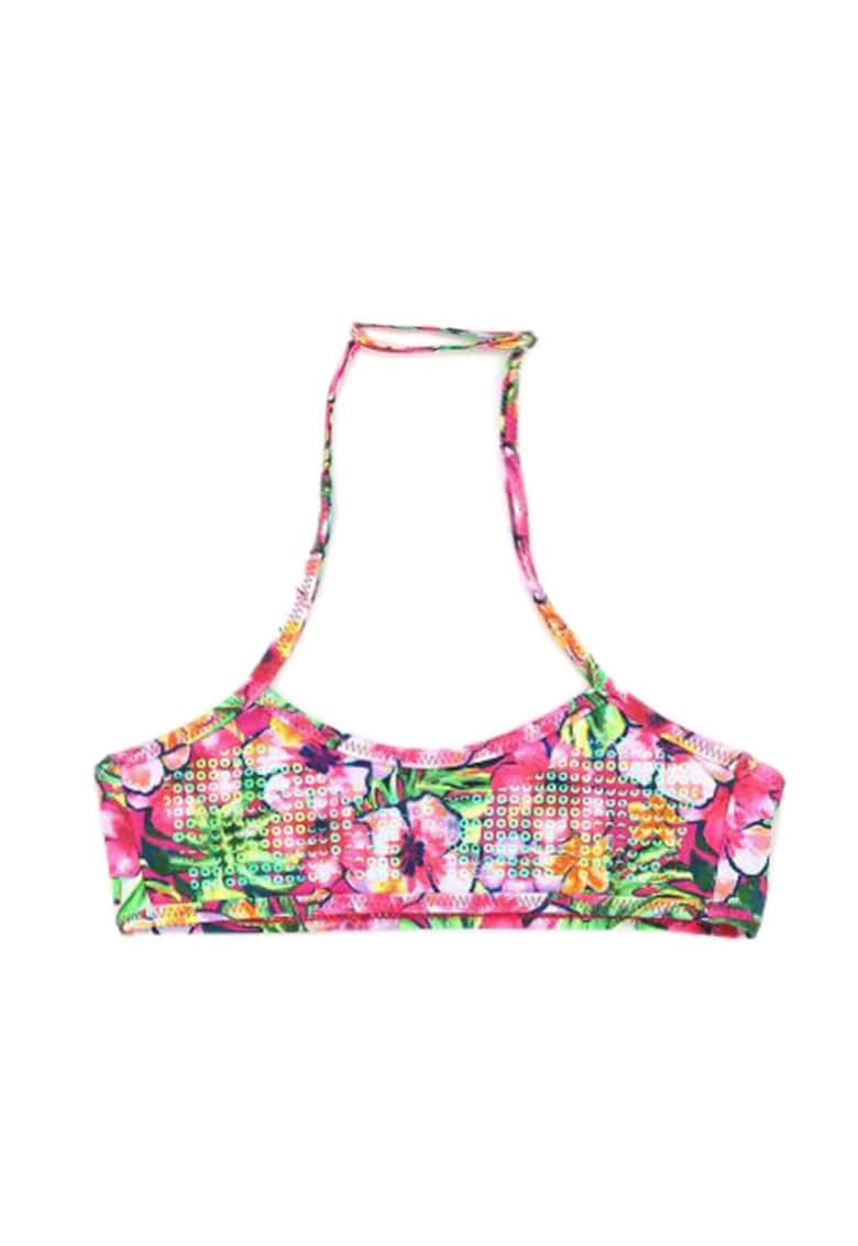 Sutien de baie cu model floral