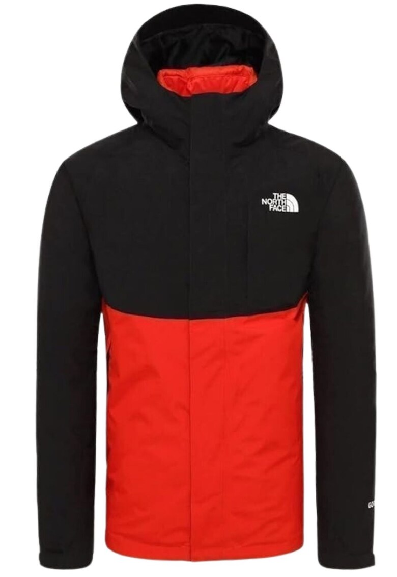 Jacheta barbati Mountain Light - poliester - impermeabila - portocaliu/negru -