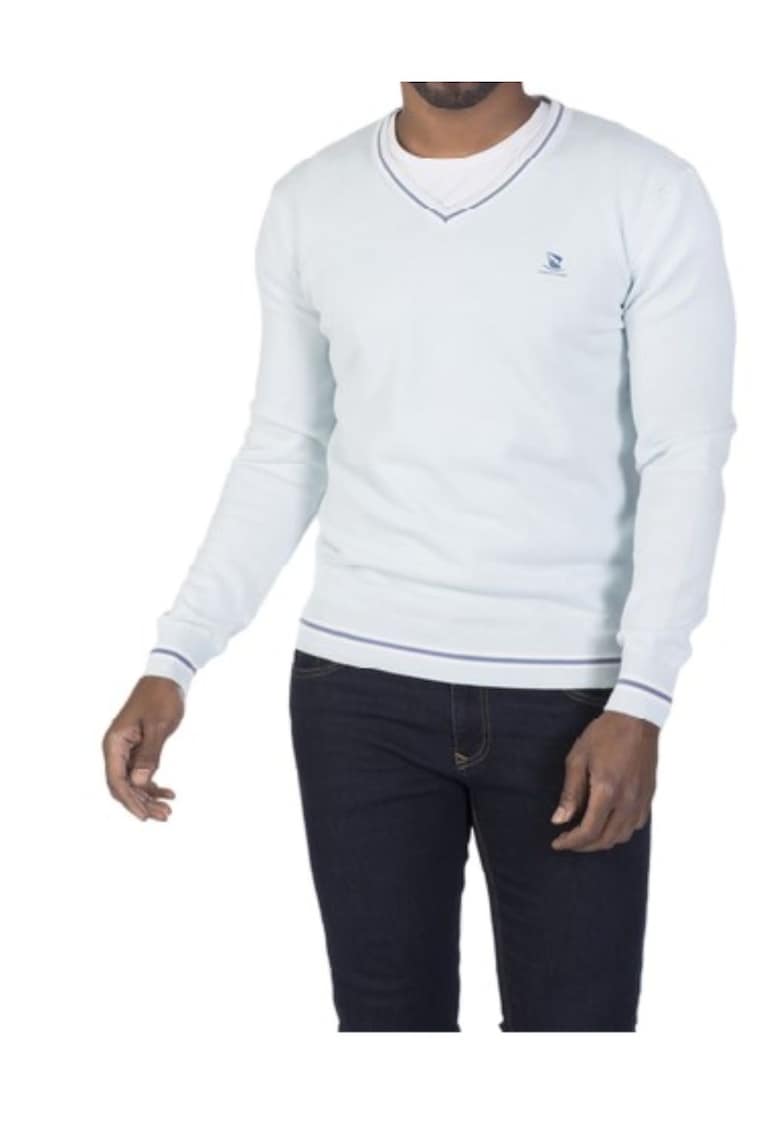 Pulover barbati - Bumbac - Albastru