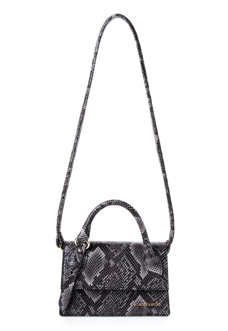 Geanta crossbody de piele ecologica cu animal print