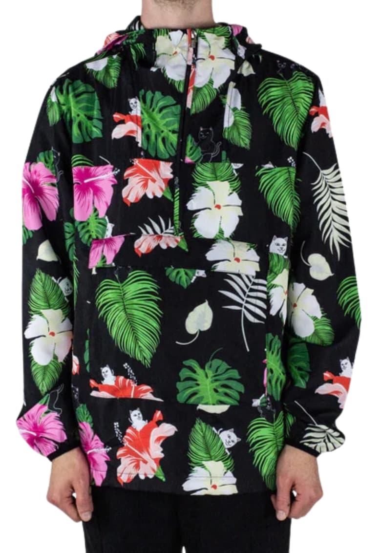 Geaca unisex model Maui Nerm floral - poliester - multicolor -