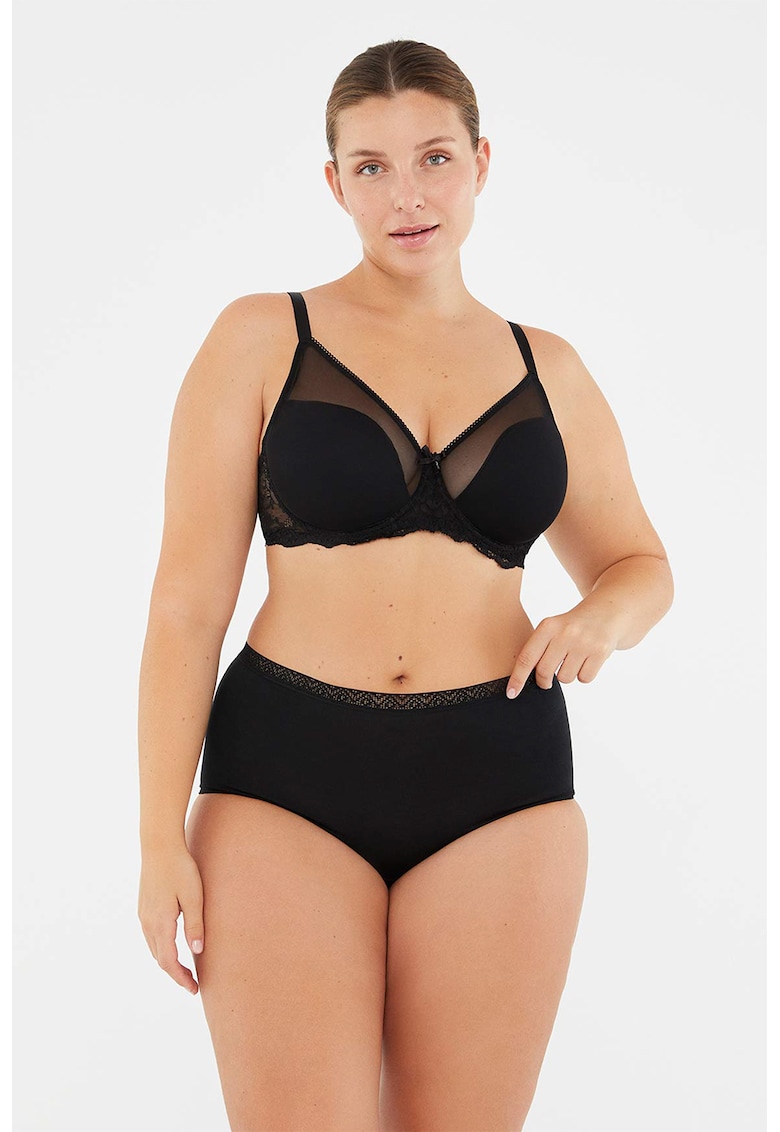 Set de chiloti cu talie inalta - 2 perechi