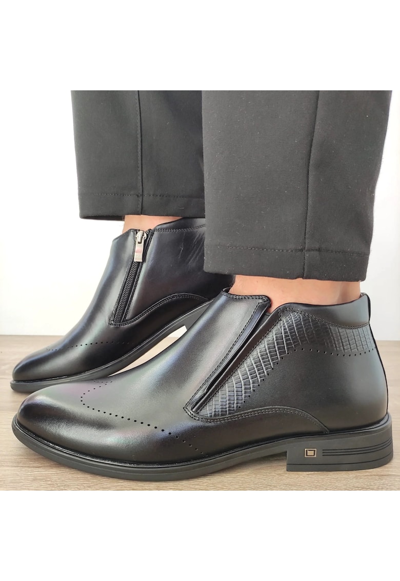 Ghete Elegante Barbati H788-022 Negre - Negru