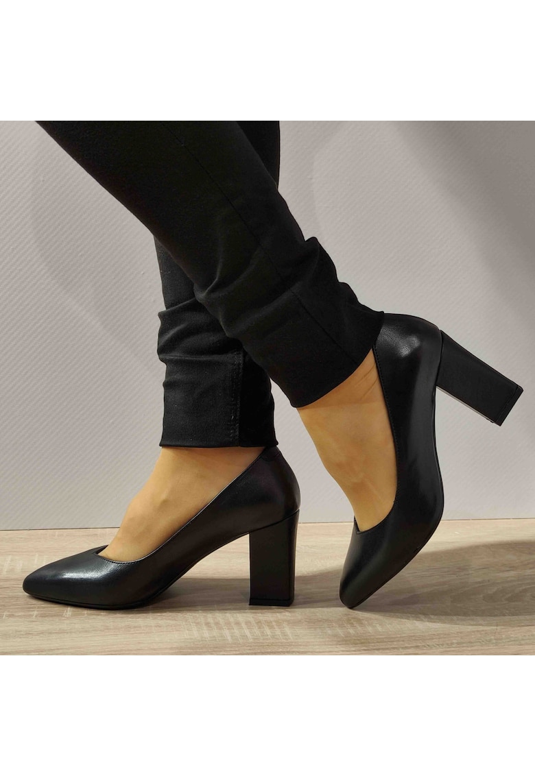 Pantofi Eleganti Dama D34-24171 Negri - Negru