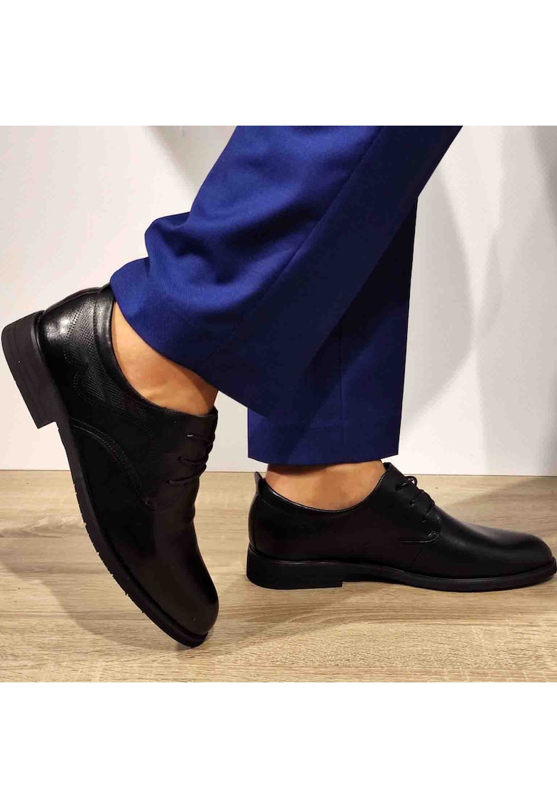 Pantofi Eleganti Barbati Wm801 Negri - Negru
