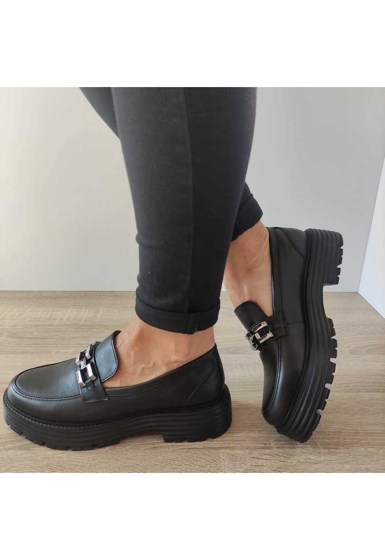 Pantofi Casual Dama 44192 Negri - Negru - Negru