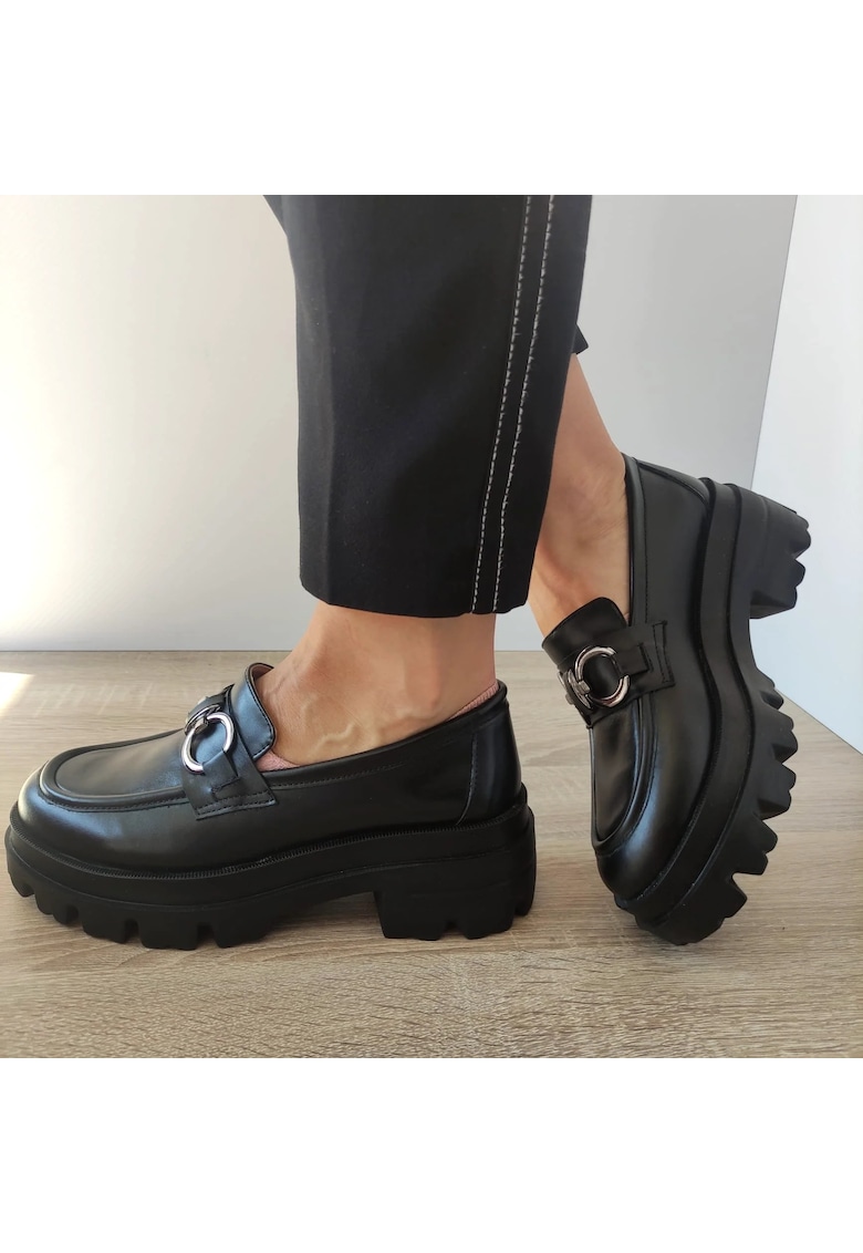 Pantofi Casual Dama 1753-4 Negri - Negru - Negru
