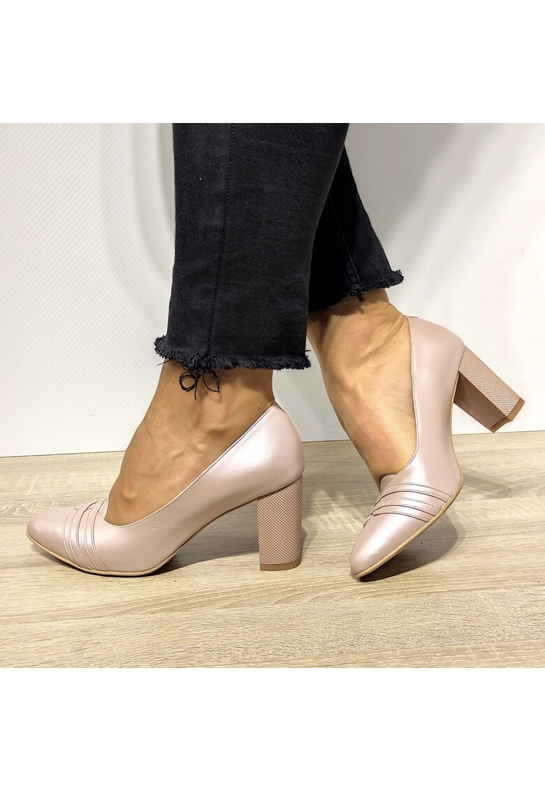 Pantofi Eleganti Dama 32216 Grej Sidef - Grej Sidef