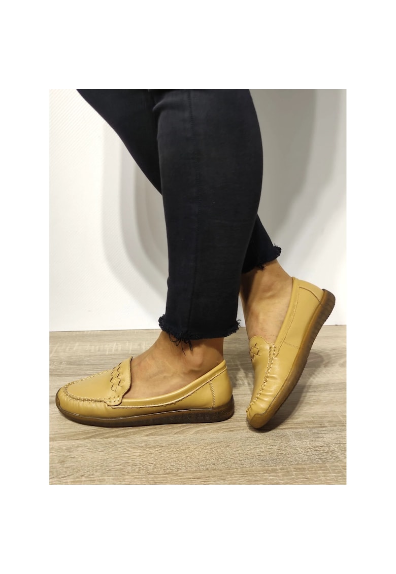 Pantofi Casual Dama 37253 Apricot - Apricot - Apricot