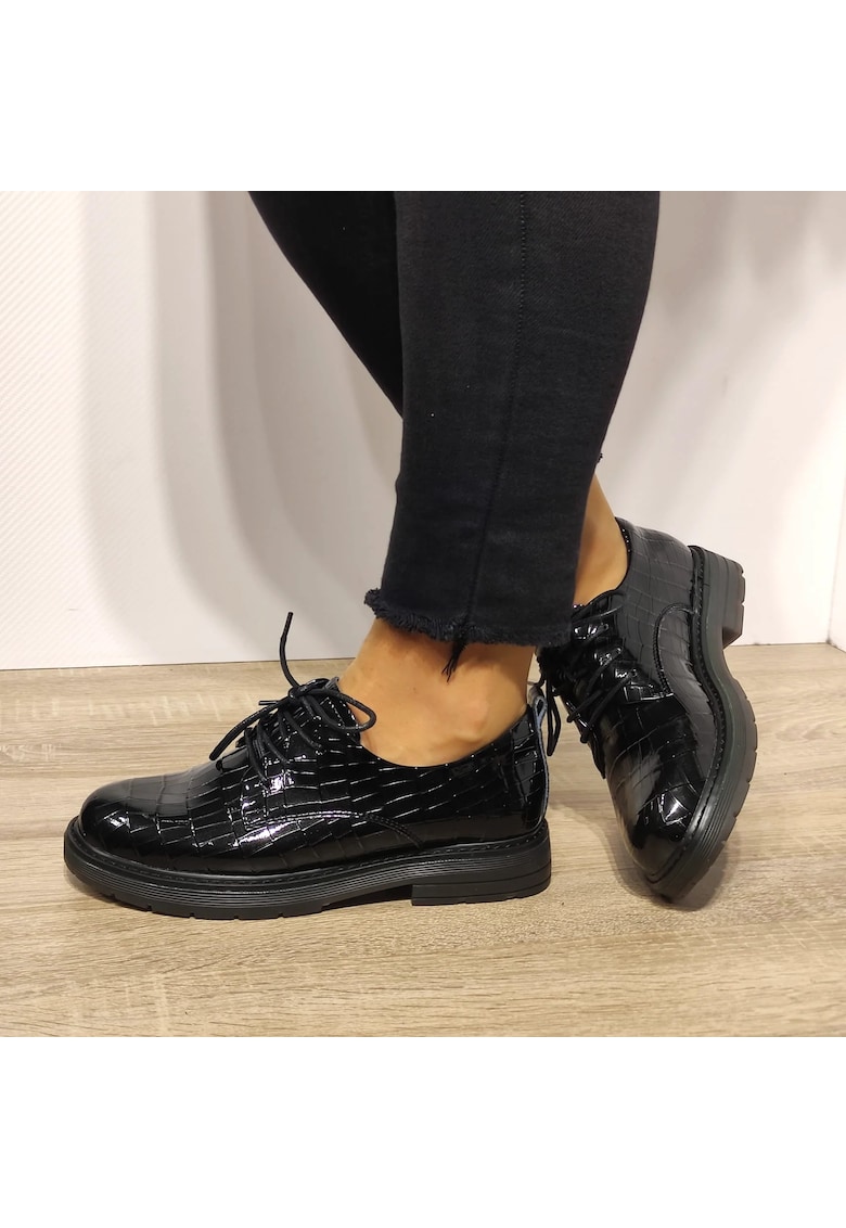 Pantofi Casual Dama 74206-1 Negri - Negru - Negru