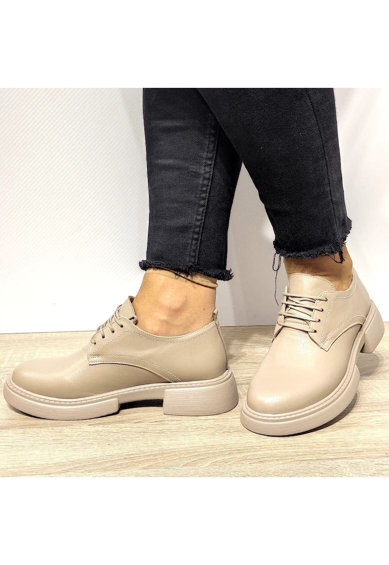 Pantofi Casual Dama 3136-1 Bej - Bej - Bej