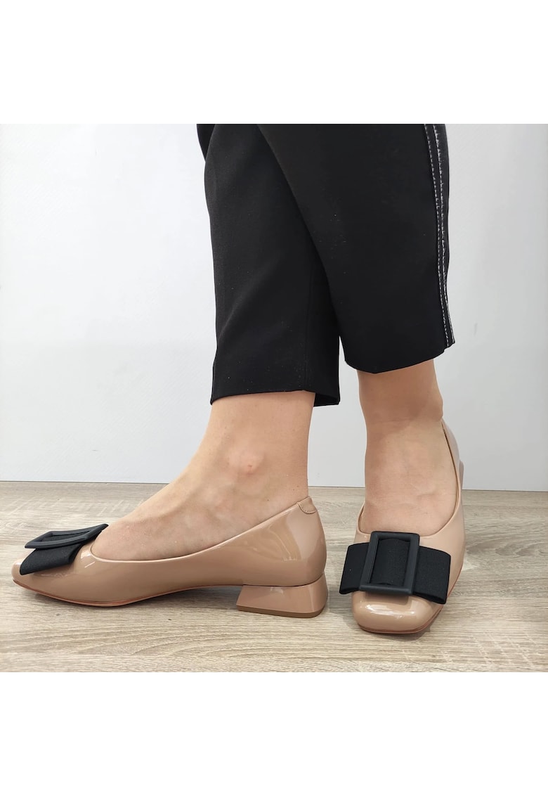 Pantofi Eleganti Dama 1035-1061 Apricot Lac - Apricot Lac - Portocaliu
