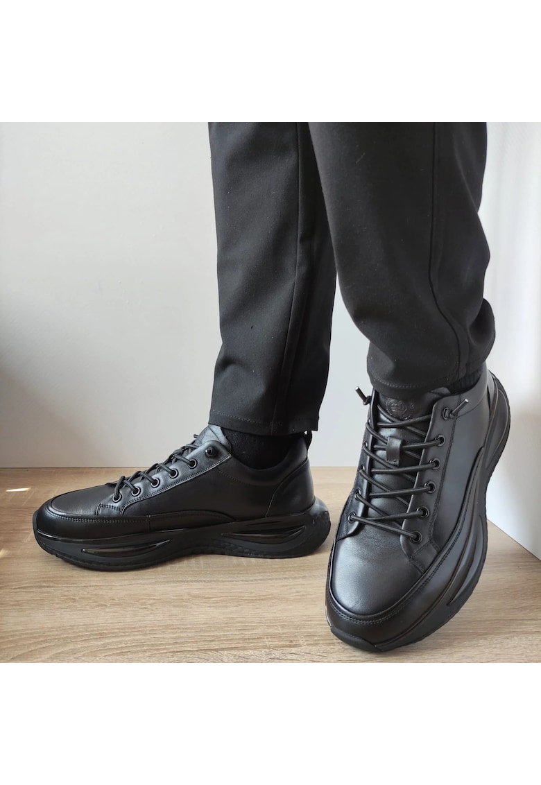 Pantofi Casual Barbati 8661 Negri - Negru - Negru