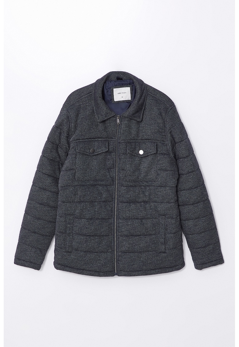 Jacheta slim fit matlasata