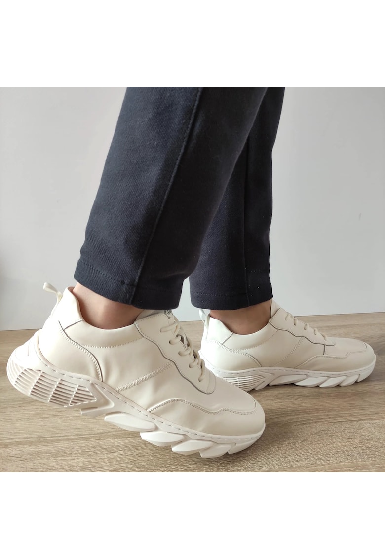 Pantofi Casual Barbati 93510 Albi - Alb