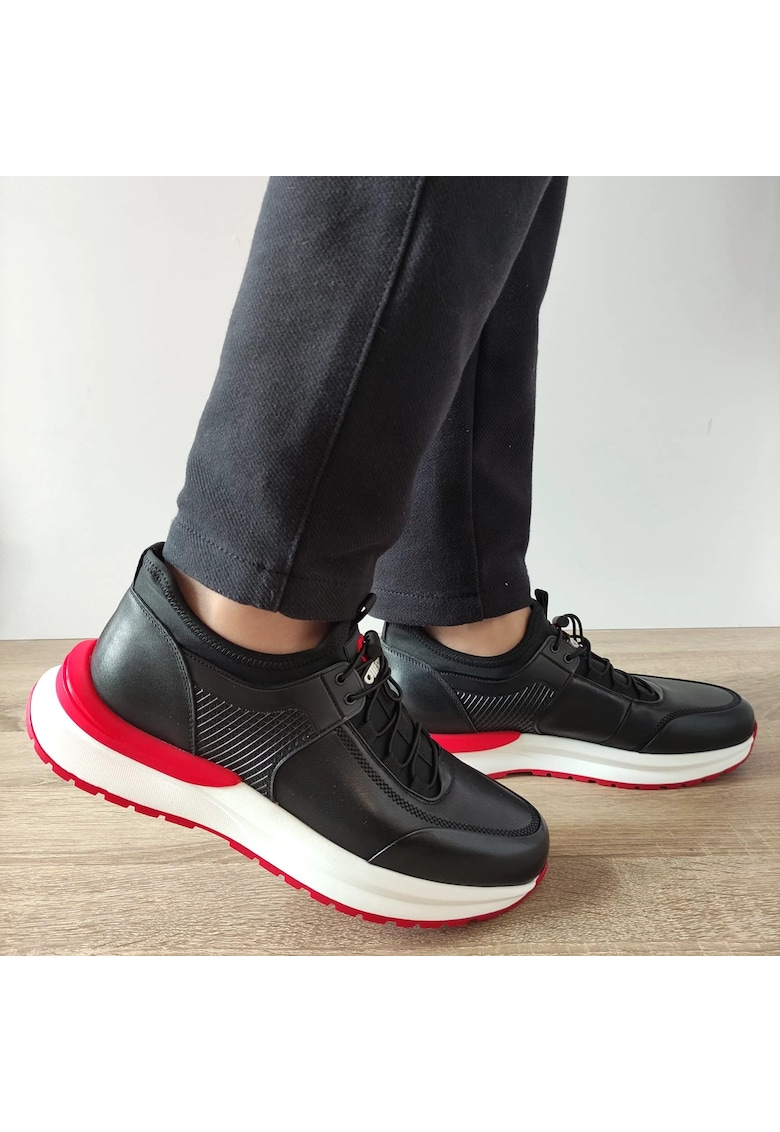 Pantofi Casual Barbati 640015A L2-Z Negri - Negru