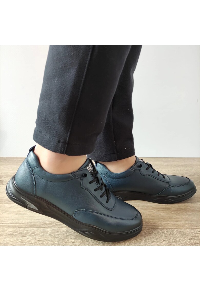 Pantofi Casual Barbati 10200 Albastri - Albastru - Albastru