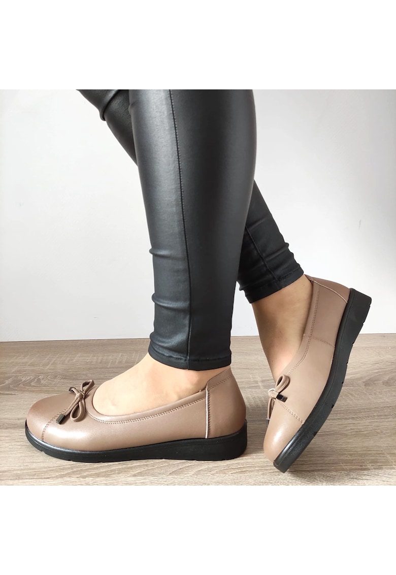 Pantofi Casual Dama 31038 Apricot - Apricot - Apricot