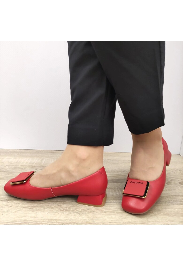 Pantofi Casual Dama 1236188 Rosii - Rosu