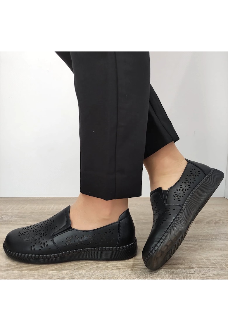 Pantofi Perforati Dama 991-1 Negri - Negru - Negru