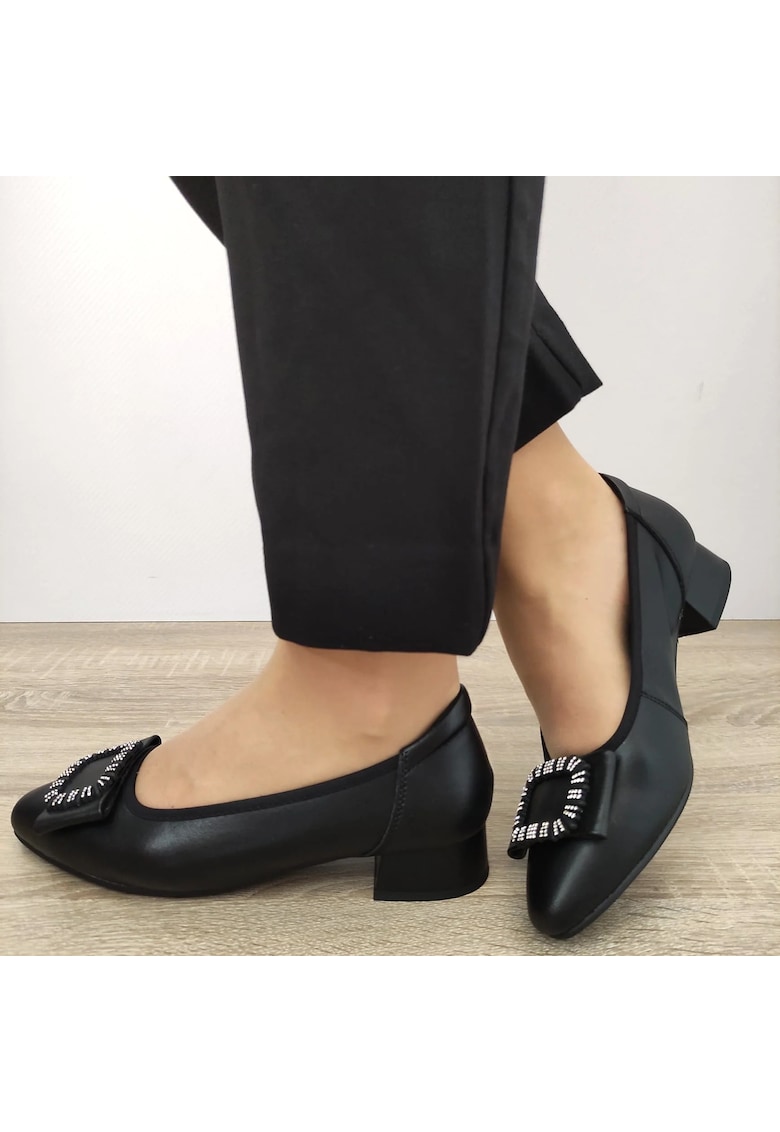 Pantofi Eleganti Dama 5598 Negri - Negru - Negru