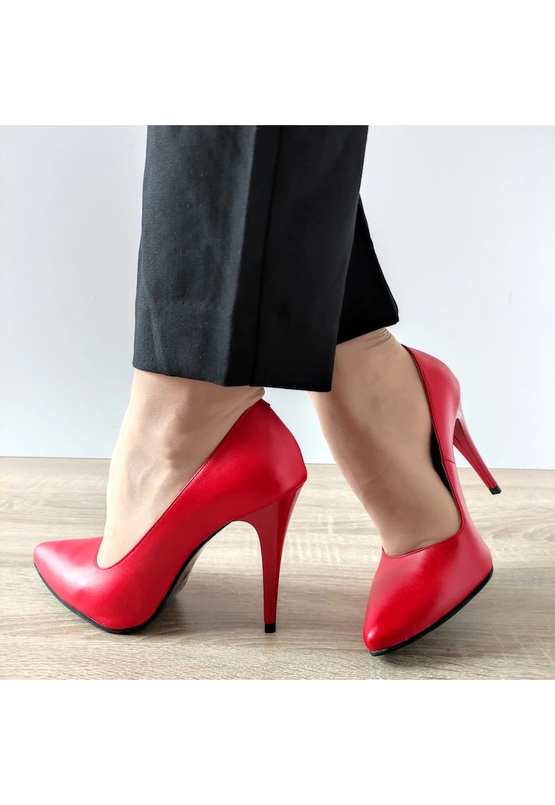 Pantofi Eleganti Dama 53-64 Rosii - Rosu