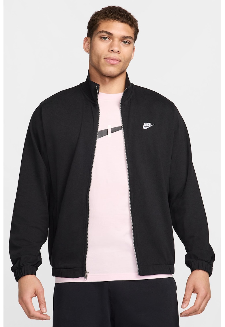 Jacheta din bumbac cu logo