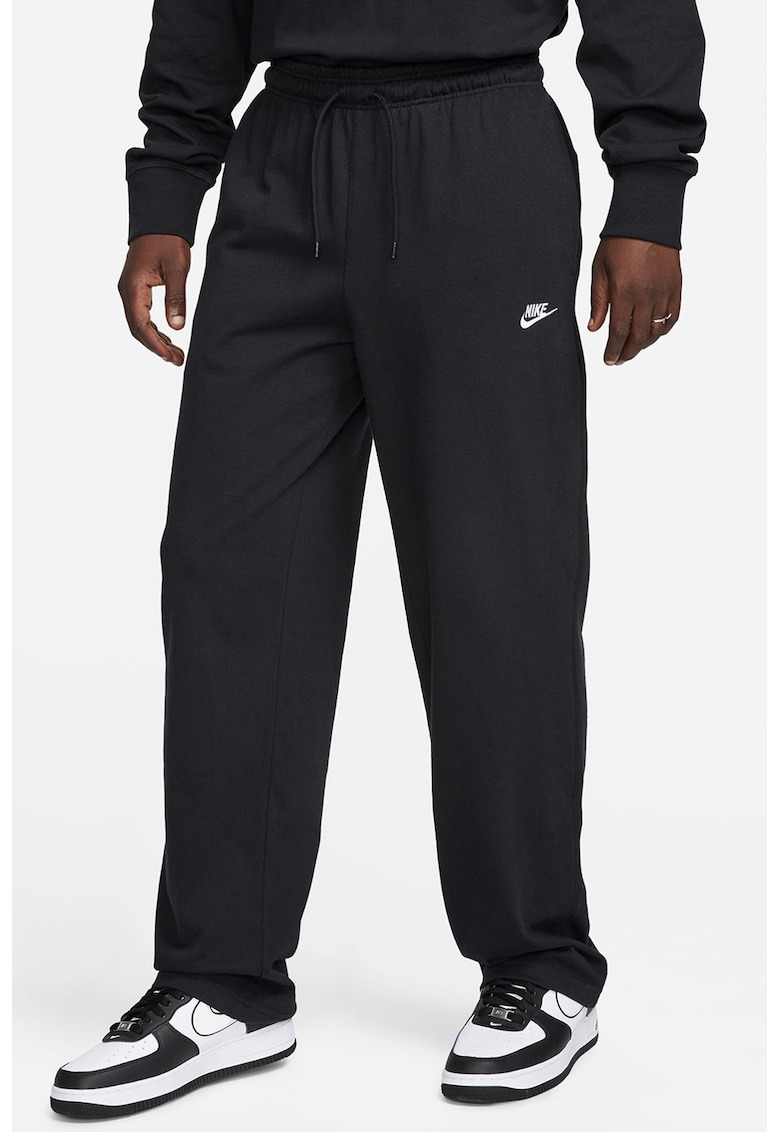 Pantaloni de trening din bumbac cu logo - Alb/Negru