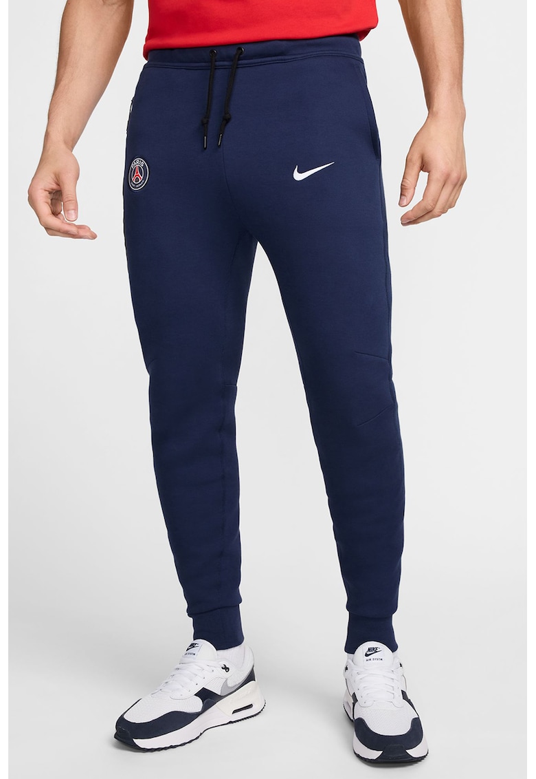 Pantaloni de trening conici cu snur in talie