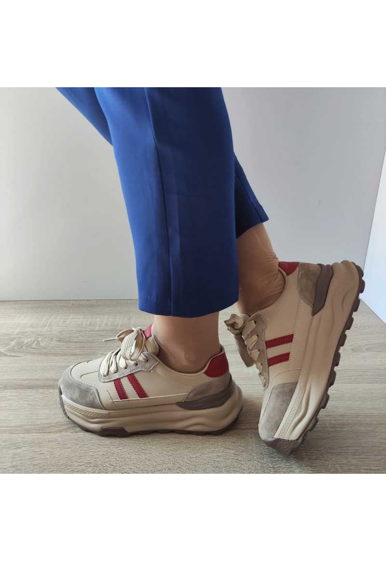 Pantofi Dama Y6306 Apricot - Beige