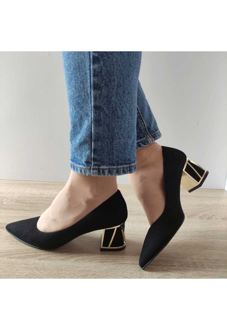 Pantofi Eleganti Dama E1506 19 000 - Black